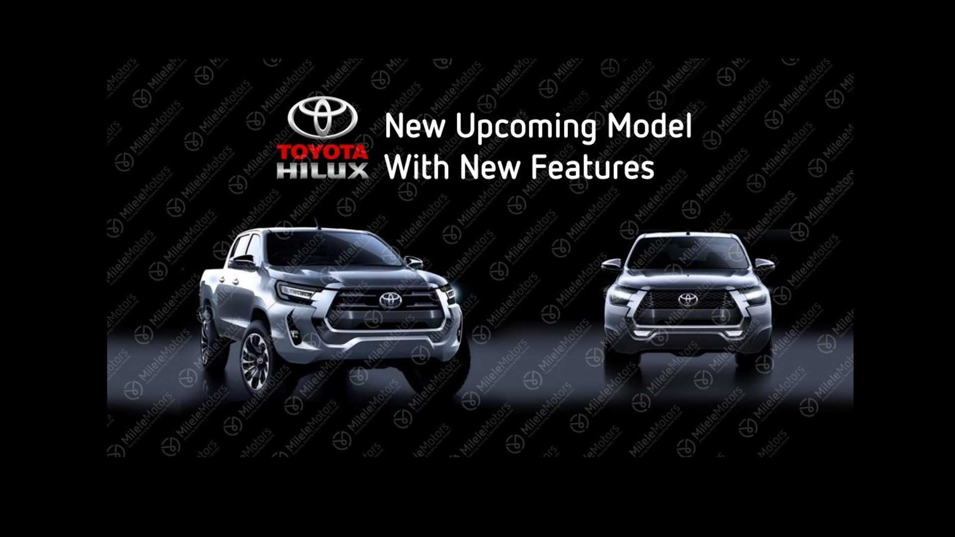 Toyota Hilux facelift 2021 lộ thiết kế ảnh 1 Toyota Hilux facelift 2021 lo thiet ke anh 1