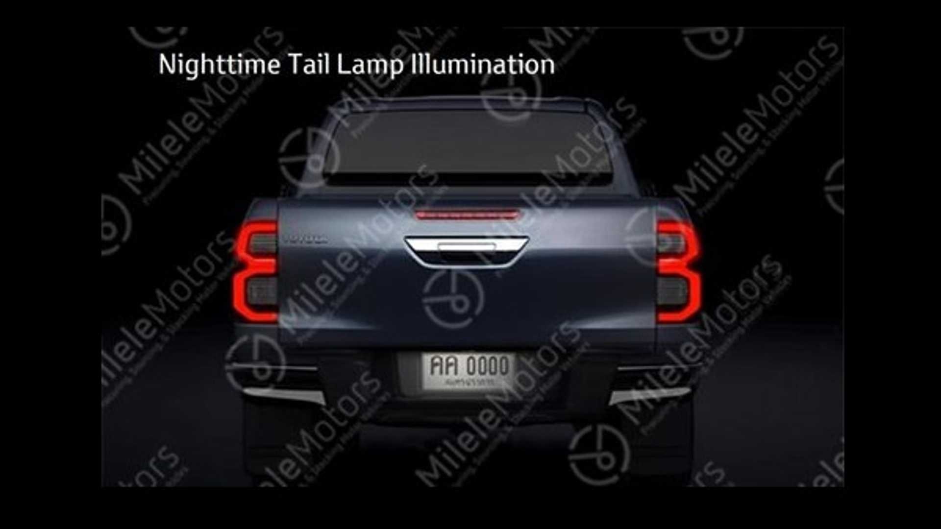Toyota Hilux facelift 2021 lộ thiết kế ảnh 5 Toyota Hilux facelift 2021 lo thiet ke anh 5