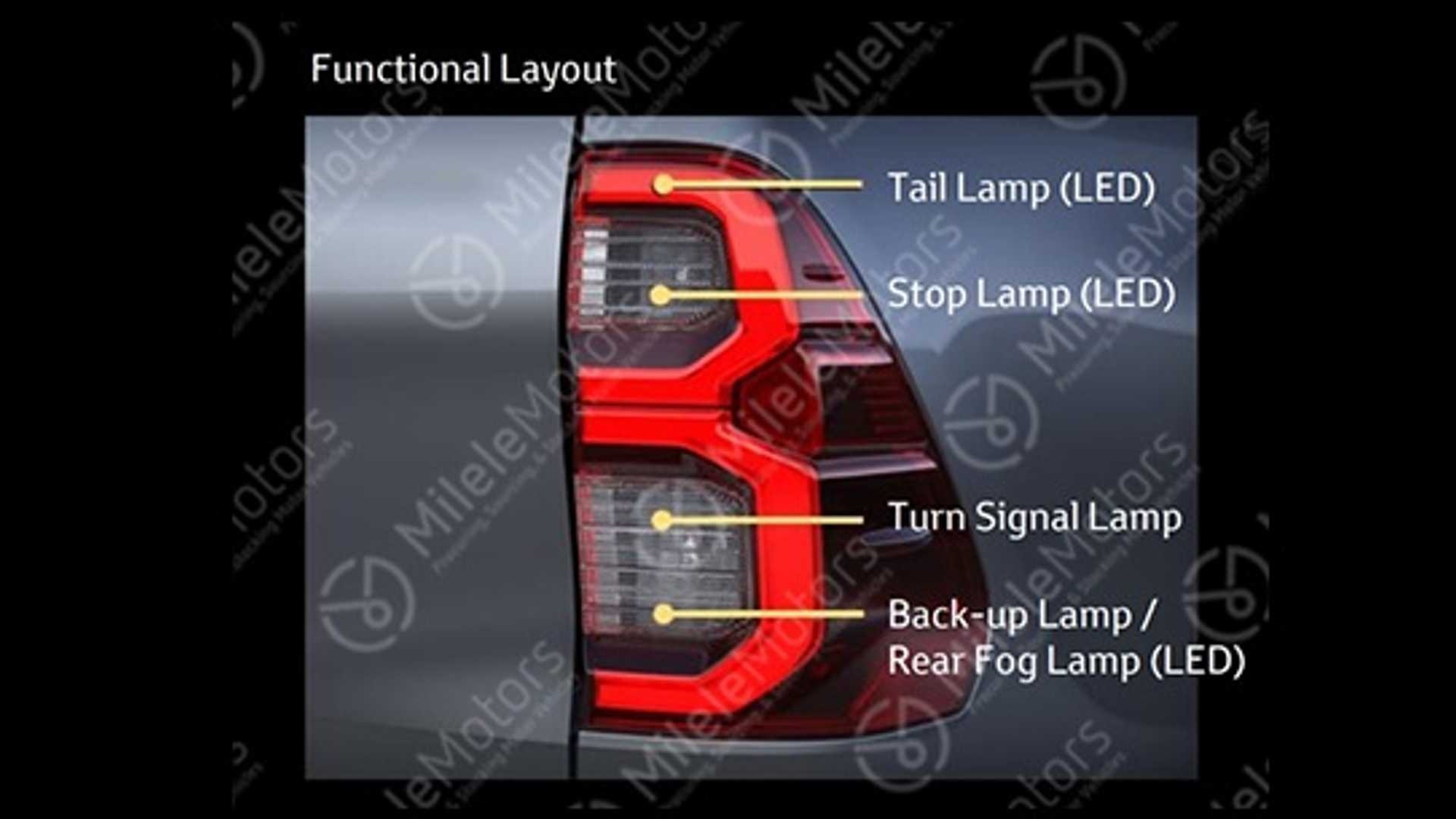 Toyota Hilux facelift 2021 lộ thiết kế ảnh 3 Toyota Hilux facelift 2021 lo thiet ke anh 3