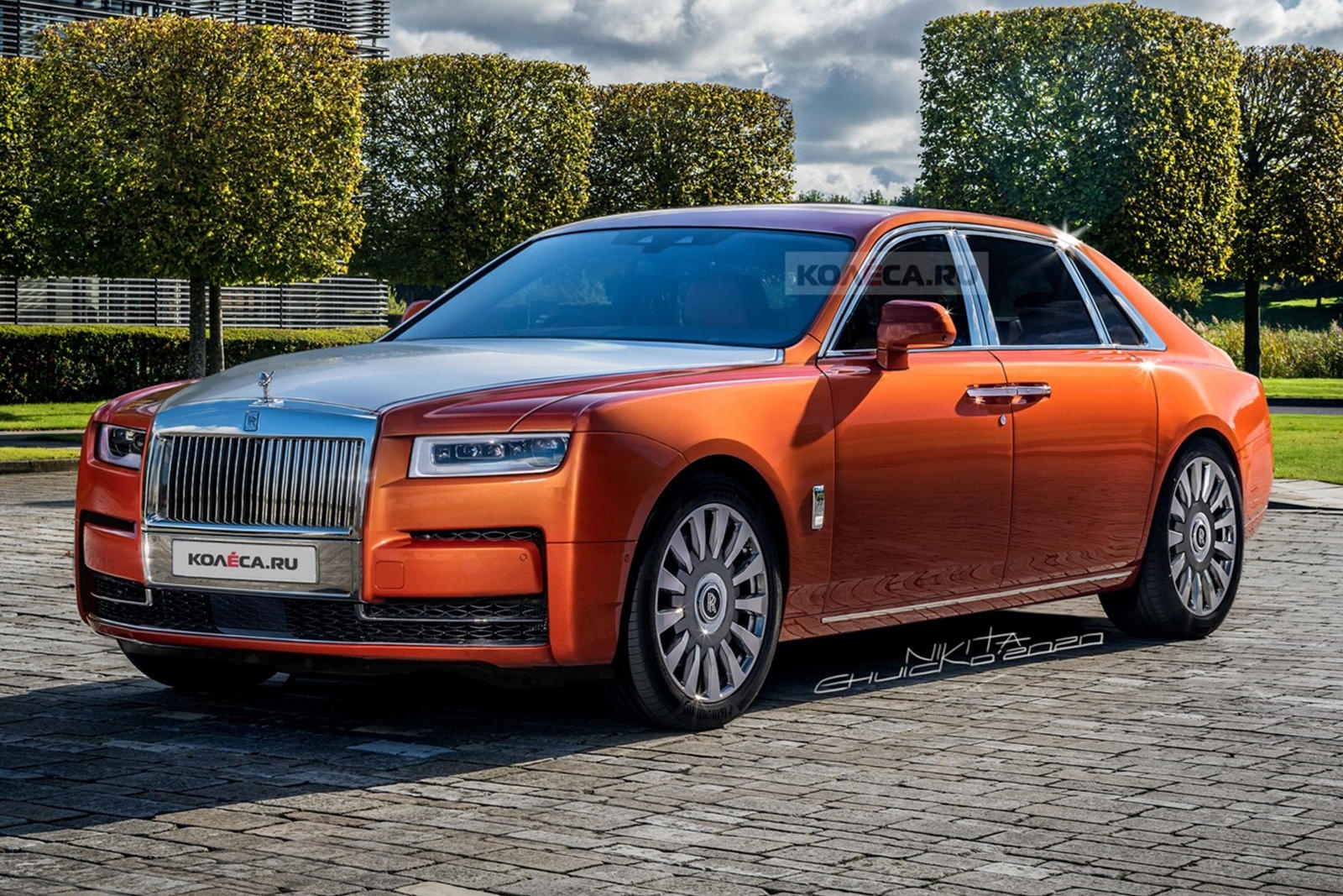 Xem truoc thiet ke Rolls-Royce Ghost 2021 hinh anh
