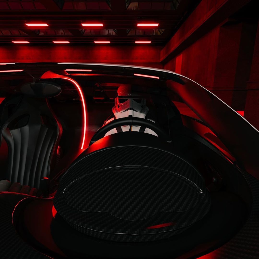 Bugatti Chiron Pur Sport phong cách Star War ảnh 2 Bugatti Chiron Pur Sport phong cach Star War anh 2