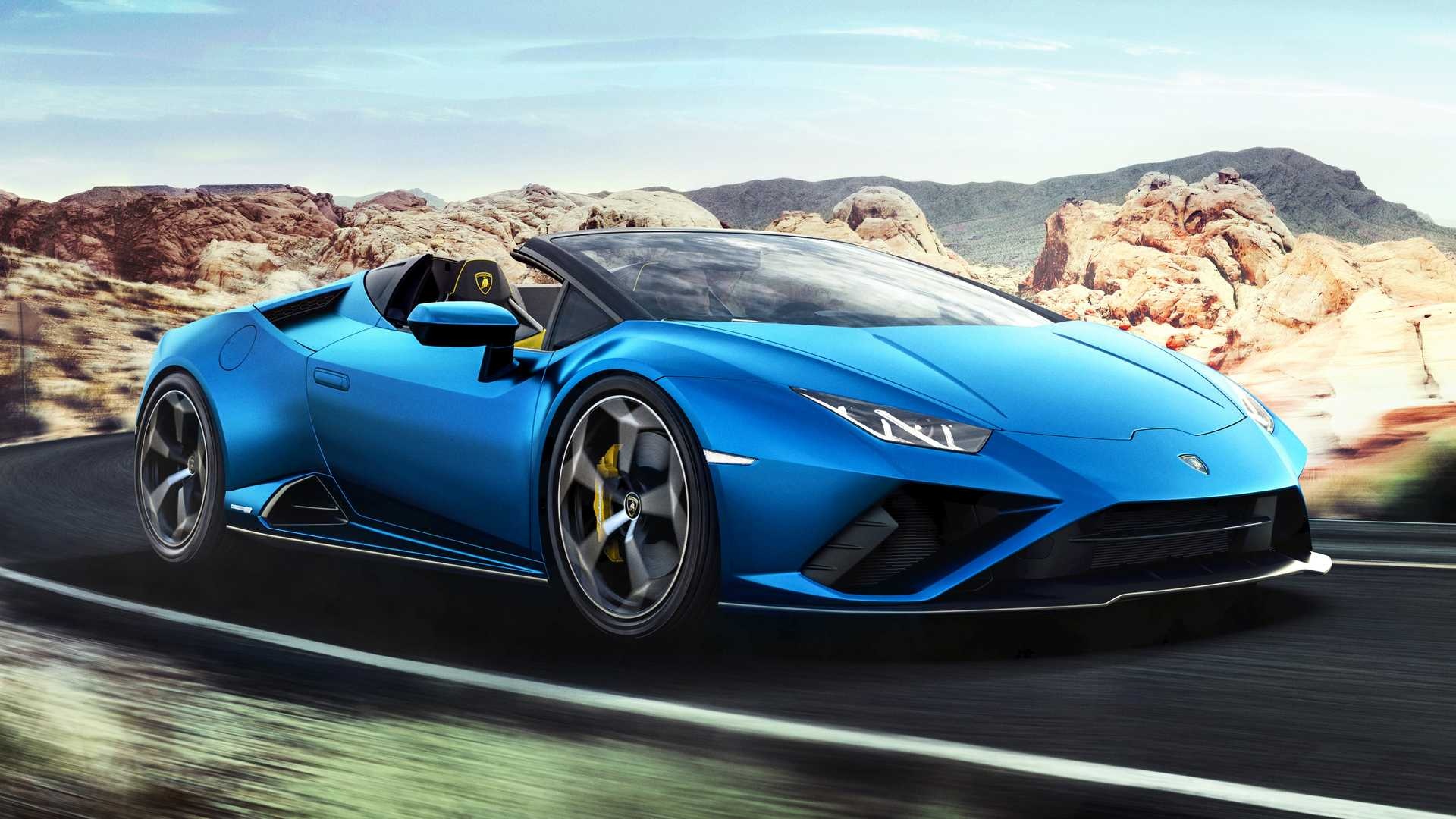 Lamborghini Huracan Evo RWD Spyder ra mắt ảnh 1 Lamborghini Huracan Evo RWD Spyder ra mat anh 1