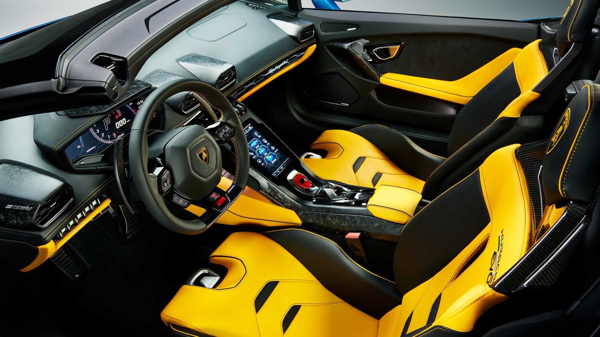 Lamborghini Huracan Evo RWD Spyder ra mắt ảnh 9 Lamborghini Huracan Evo RWD Spyder ra mat anh 9