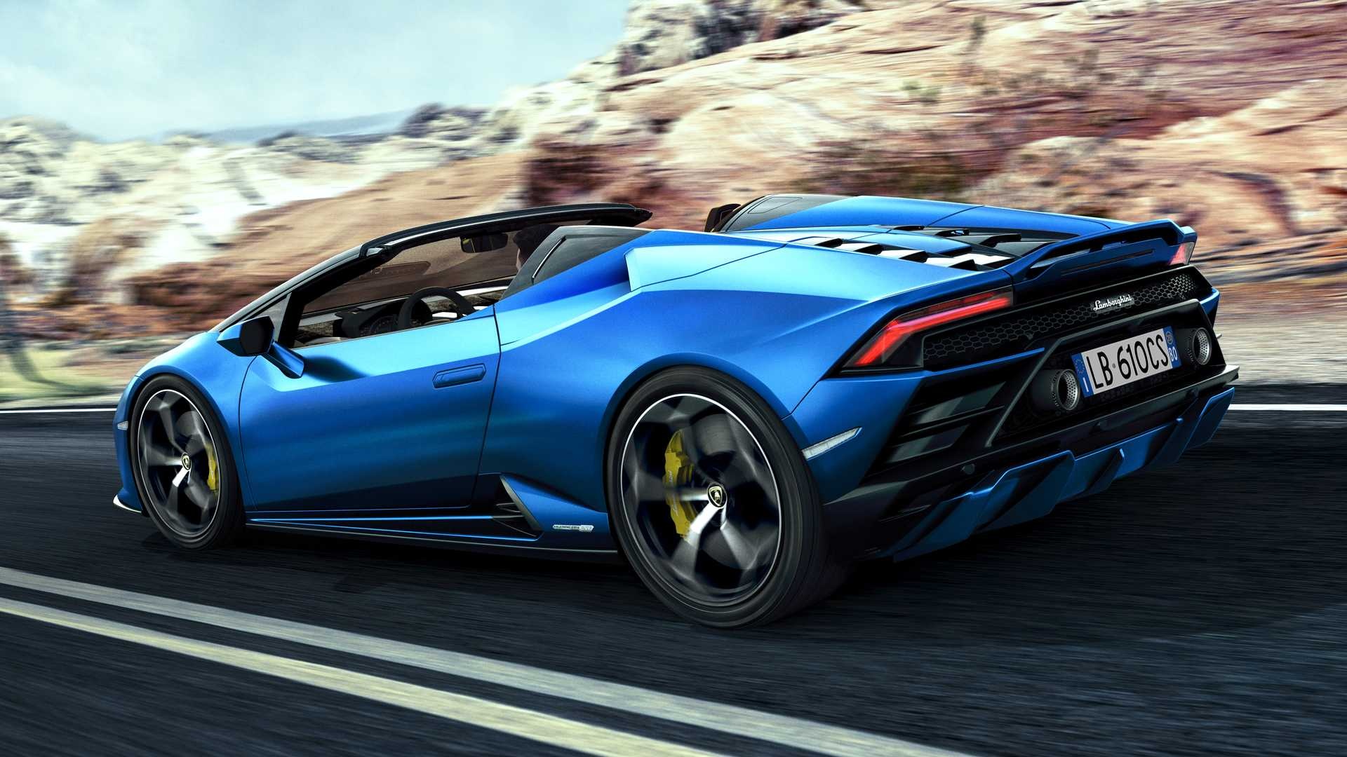 Lamborghini Huracan Evo RWD Spyder ra mắt ảnh 2 Lamborghini Huracan Evo RWD Spyder ra mat anh 2