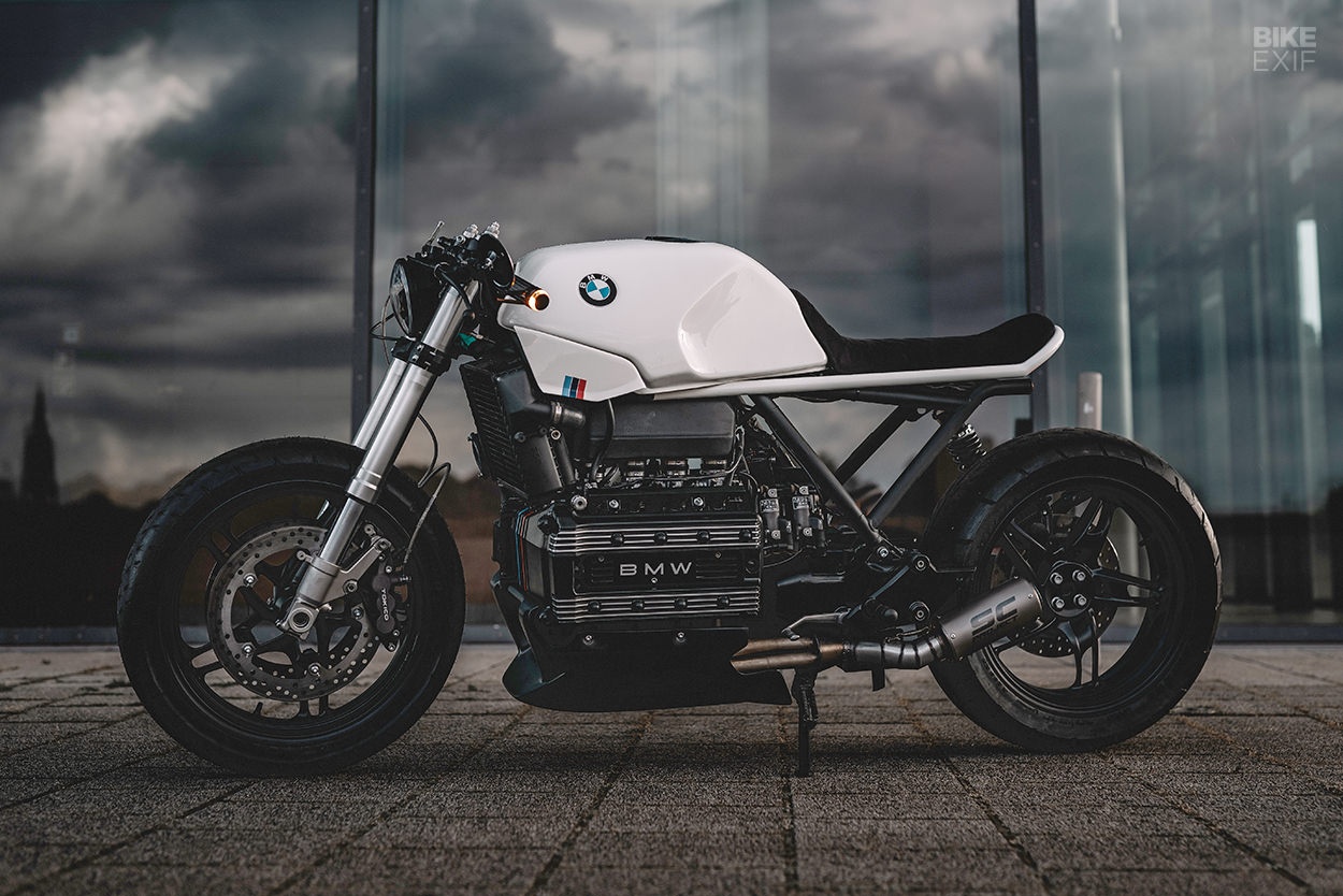 BMW K100RS độ phong cách cafe racer ảnh 1 BMW K100RS do phong cach cafe racer anh 1