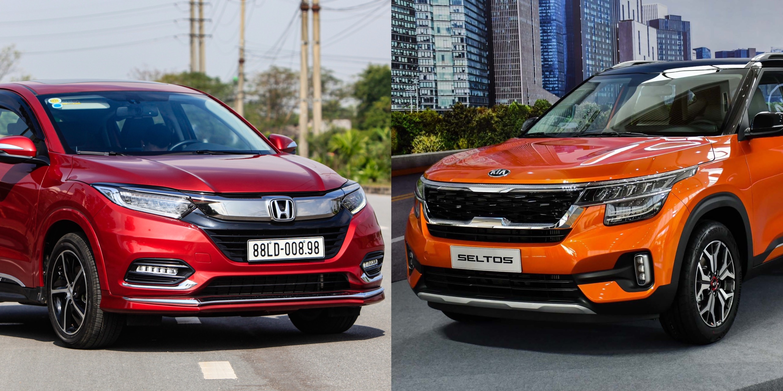 Kia Seltos co vuot troi hon Honda HR-V trong nhom SUV hang B? hinh anh