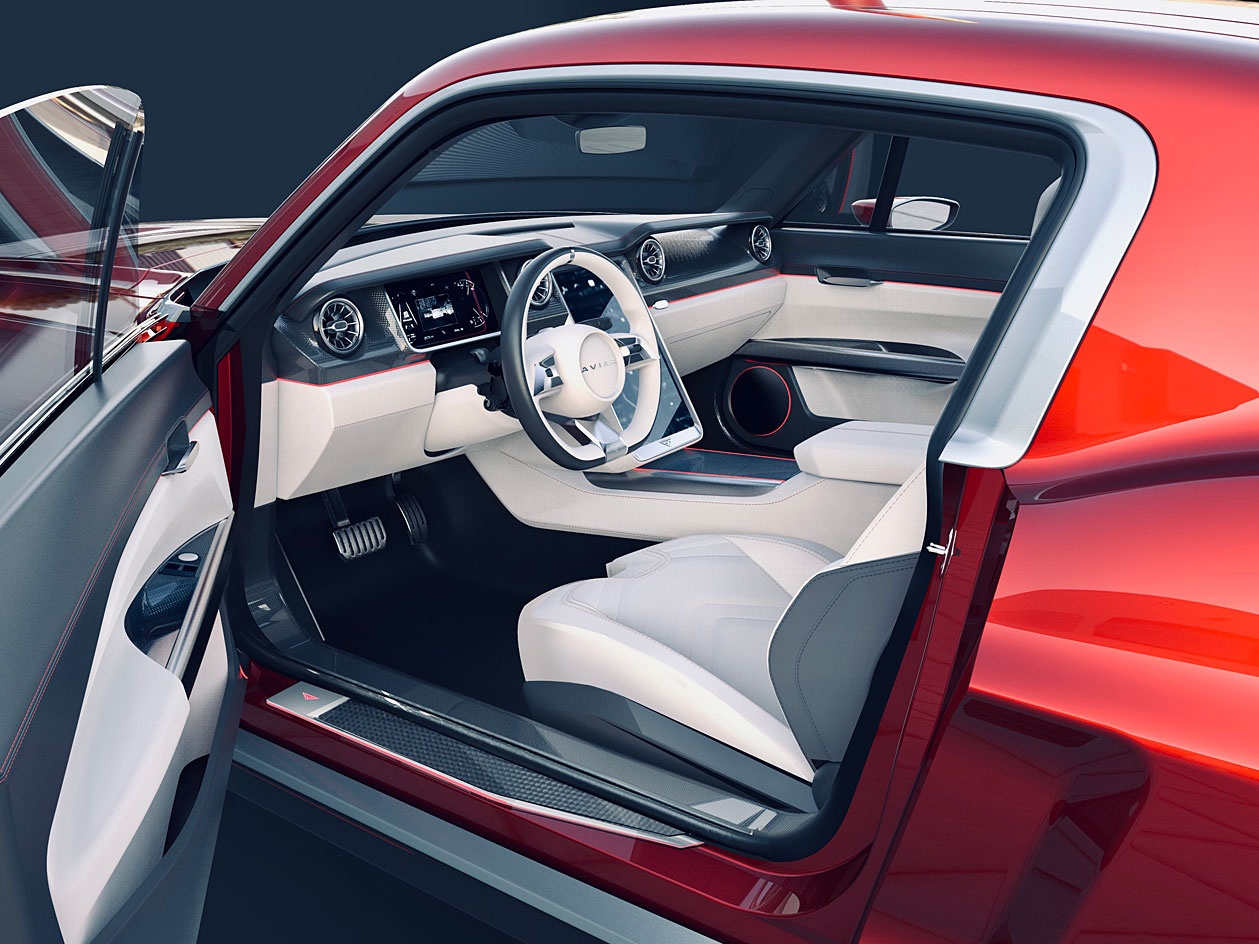 Hang xe Nga che tao xe dien tu Tesla Model S va Ford Mustang anh 7