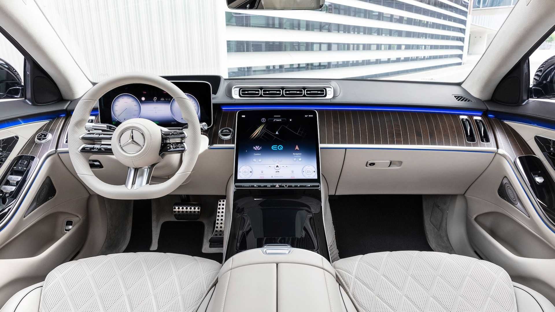 Mercedes-Benz S580e ra mắt ảnh 4 Mercedes-Benz S580e ra mat anh 4