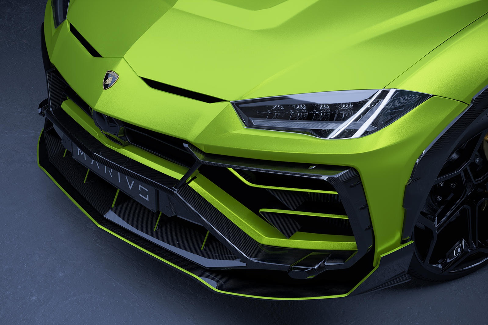 Bản độ Lamborghini Urus ngoại hình hầm hố ảnh 3 Ban do Lamborghini Urus ngoai hinh ham ho anh 3