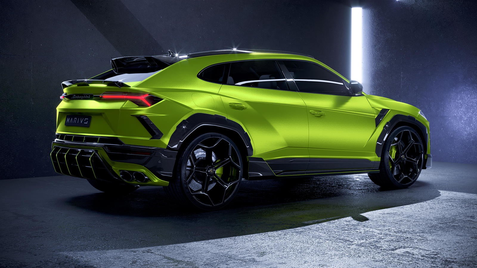 Bản độ Lamborghini Urus ngoại hình hầm hố ảnh 8 Ban do Lamborghini Urus ngoai hinh ham ho anh 8
