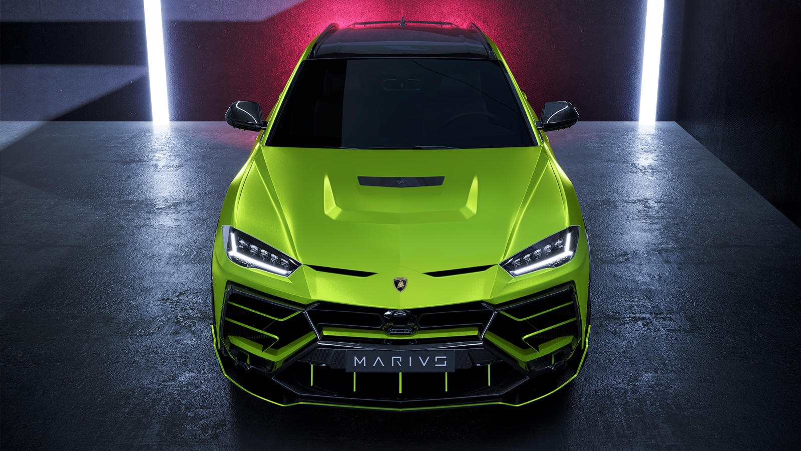 Bản độ Lamborghini Urus ngoại hình hầm hố ảnh 7 Ban do Lamborghini Urus ngoai hinh ham ho anh 7