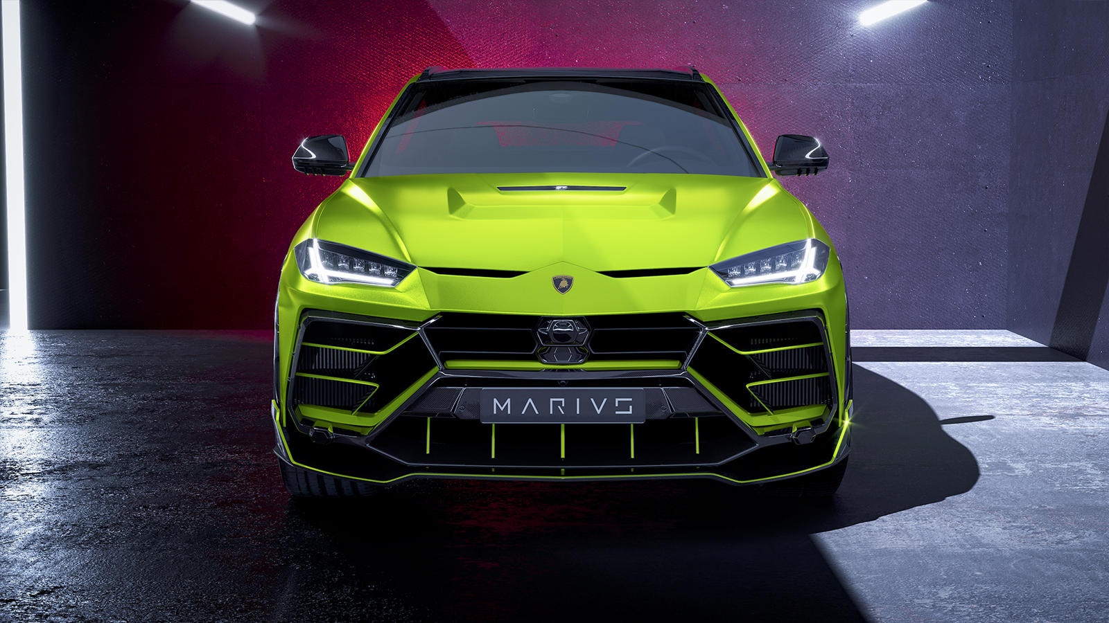 Bản độ Lamborghini Urus ngoại hình hầm hố ảnh 2 Ban do Lamborghini Urus ngoai hinh ham ho anh 2