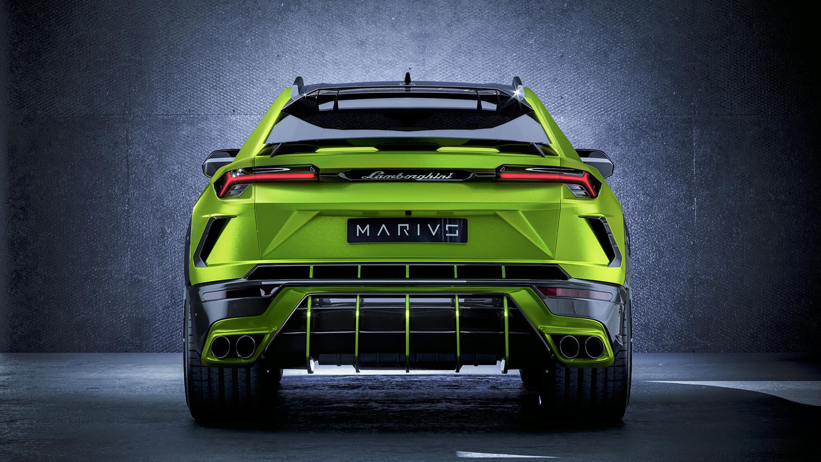 Bản độ Lamborghini Urus ngoại hình hầm hố ảnh 5 Ban do Lamborghini Urus ngoai hinh ham ho anh 5