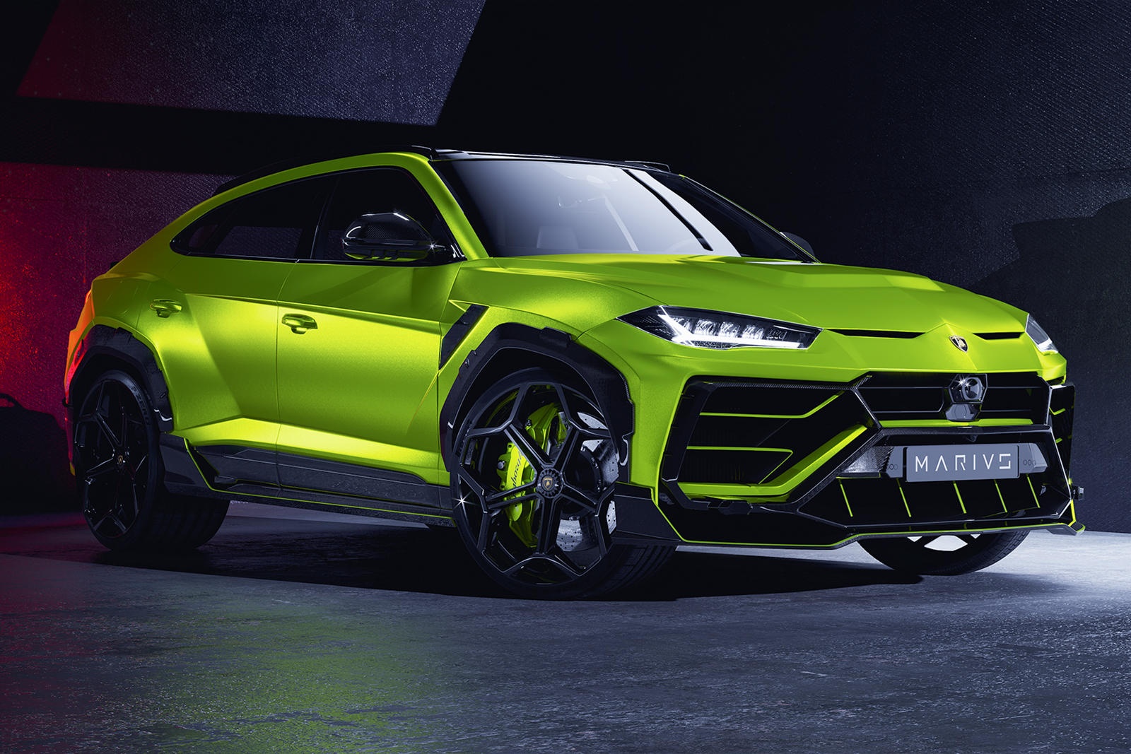 Bản độ Lamborghini Urus ngoại hình hầm hố ảnh 1 Ban do Lamborghini Urus ngoai hinh ham ho anh 1