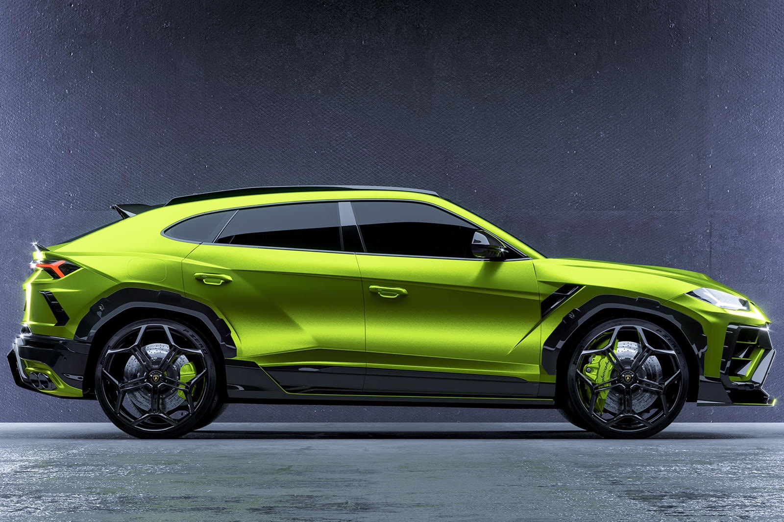 Bản độ Lamborghini Urus ngoại hình hầm hố ảnh 4 Ban do Lamborghini Urus ngoai hinh ham ho anh 4