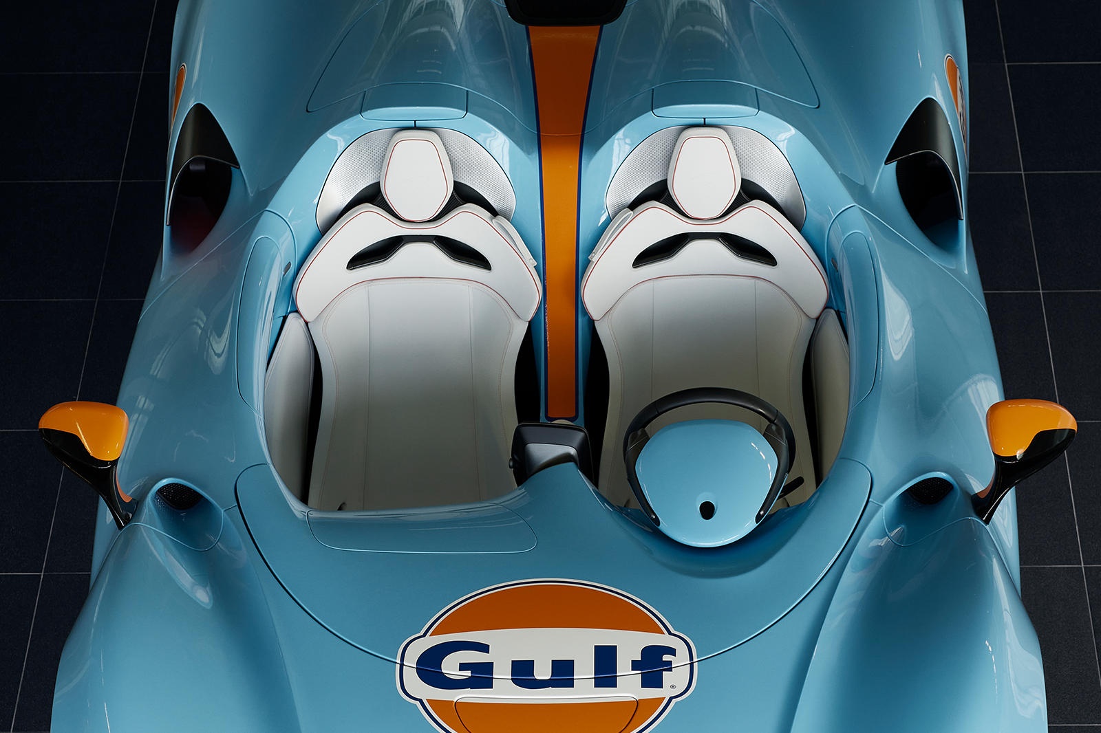 Sieu xe McLaren Elva Gulf Theme sap duoc ra mat anh 6
