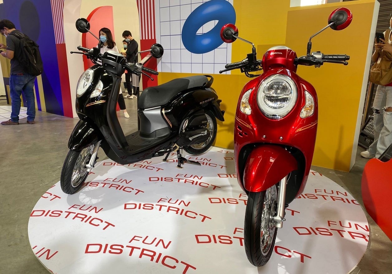 Honda Scoopy 2021 duoc ra mat tai Thai Lan voi thiet ke moi hinh anh