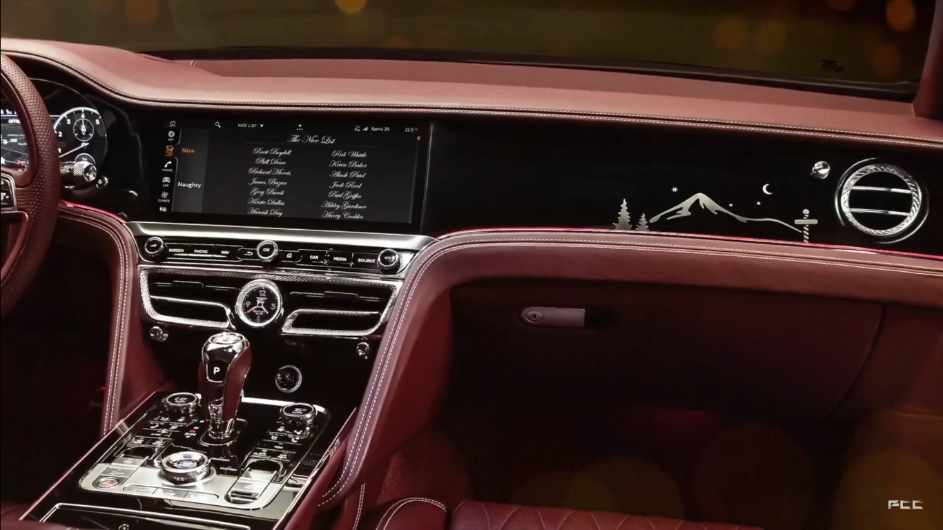 Bentley Flying Spur phong cach xe tuan loc cua ong gia Noel anh 7