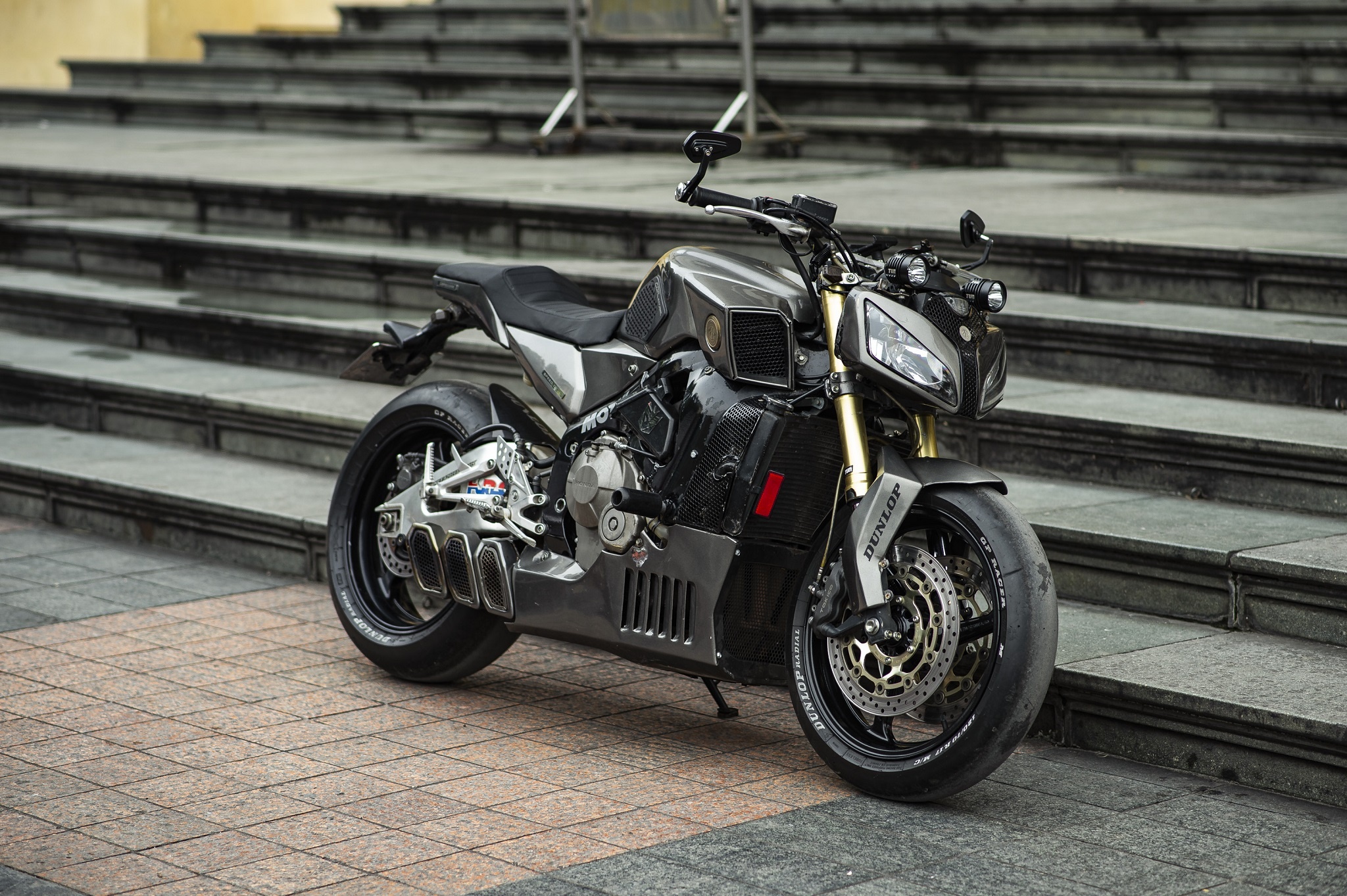 Honda CBR600RR do phong cach Streetfighter tai Ha Noi anh 1