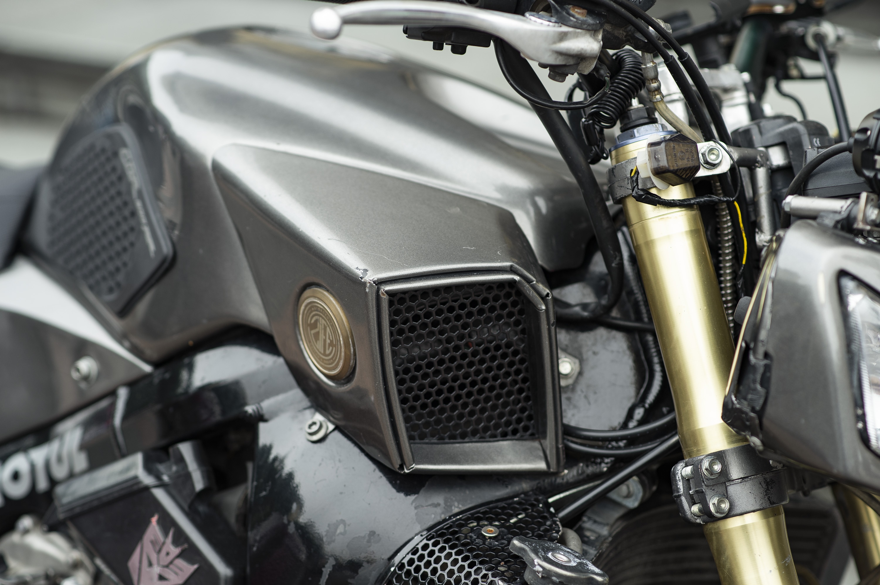 Honda CBR600RR do phong cach Streetfighter tai Ha Noi anh 14