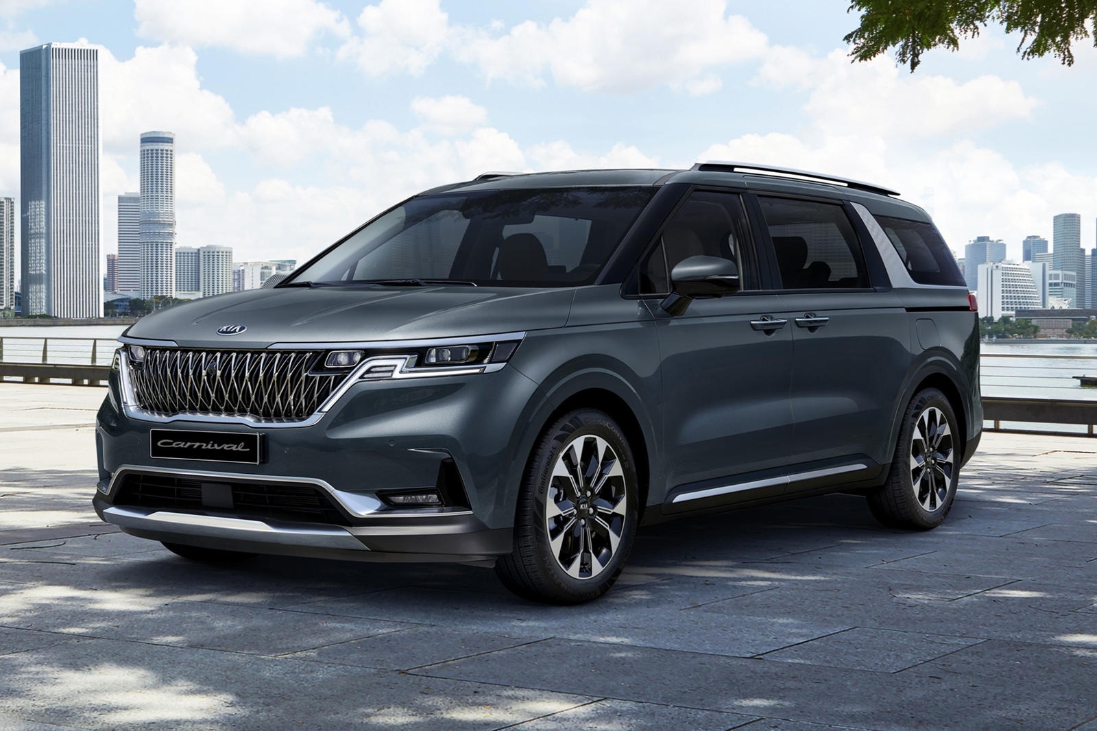 Lo dien thiet ke cua Kia Carnival 2022 hinh anh