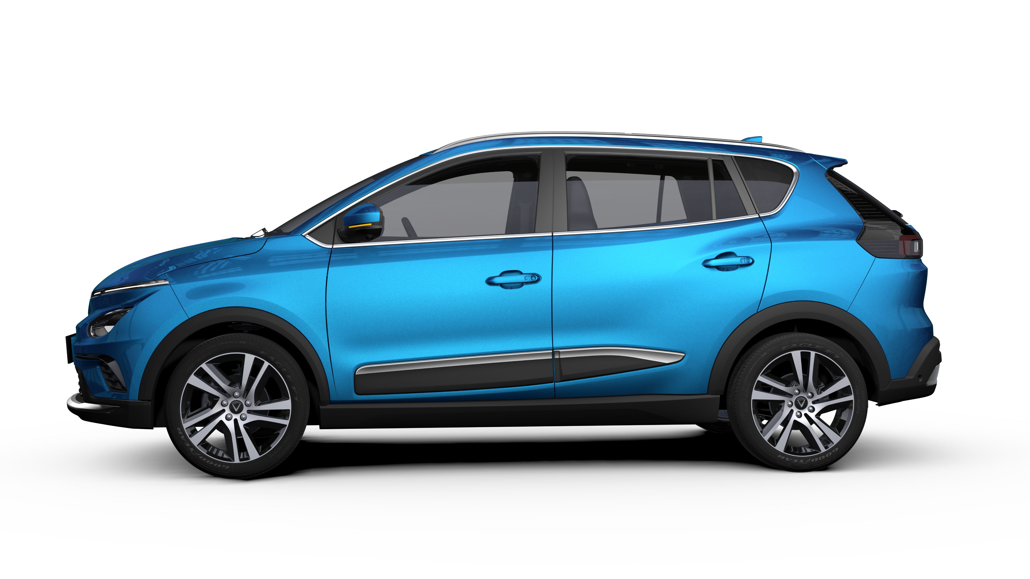 VinFast VF e34 dung o dau so voi Tesla Model Y anh 2