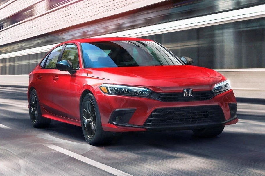 Honda Civic 2022 lo dien hinh anh