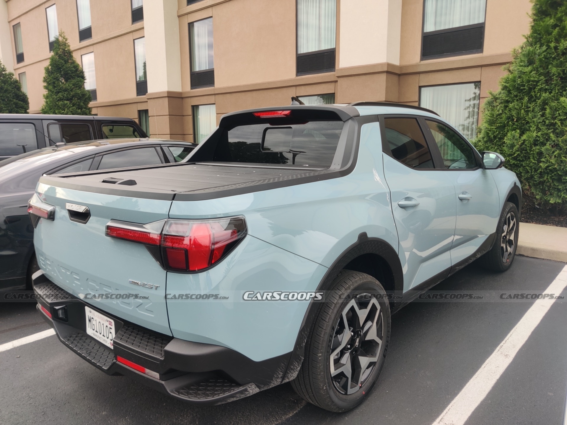 Hyundai Santa Cruz lộ diện trước ngày chính thức được bán ảnh 2 Hyundai Santa Cruz lo dien truoc ngay chinh thuc duoc ban anh 2