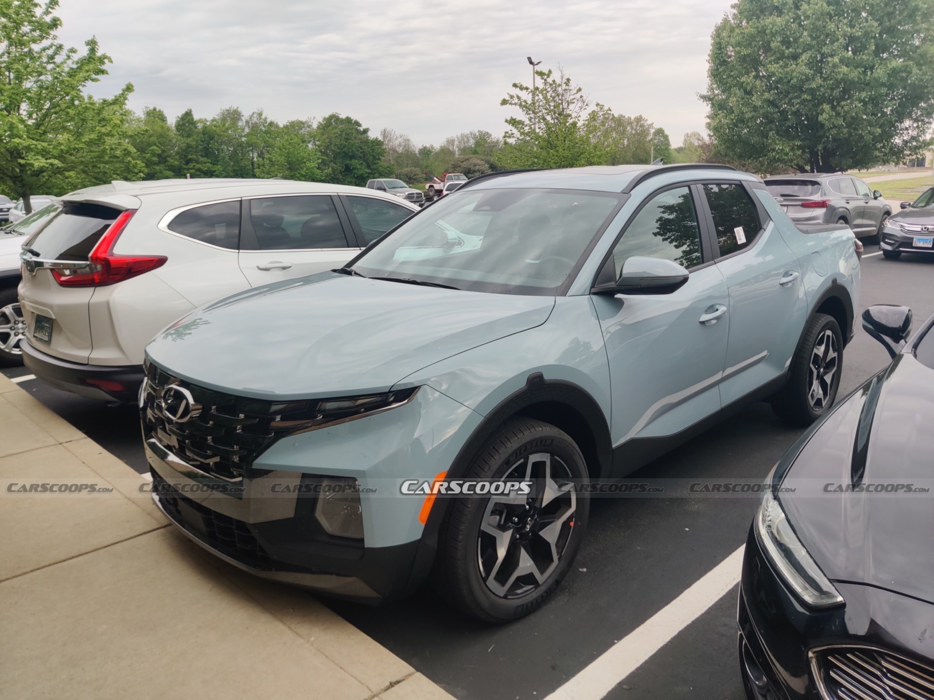 Hyundai Santa Cruz lộ diện trước ngày chính thức được bán ảnh 1 Hyundai Santa Cruz lo dien truoc ngay chinh thuc duoc ban anh 1