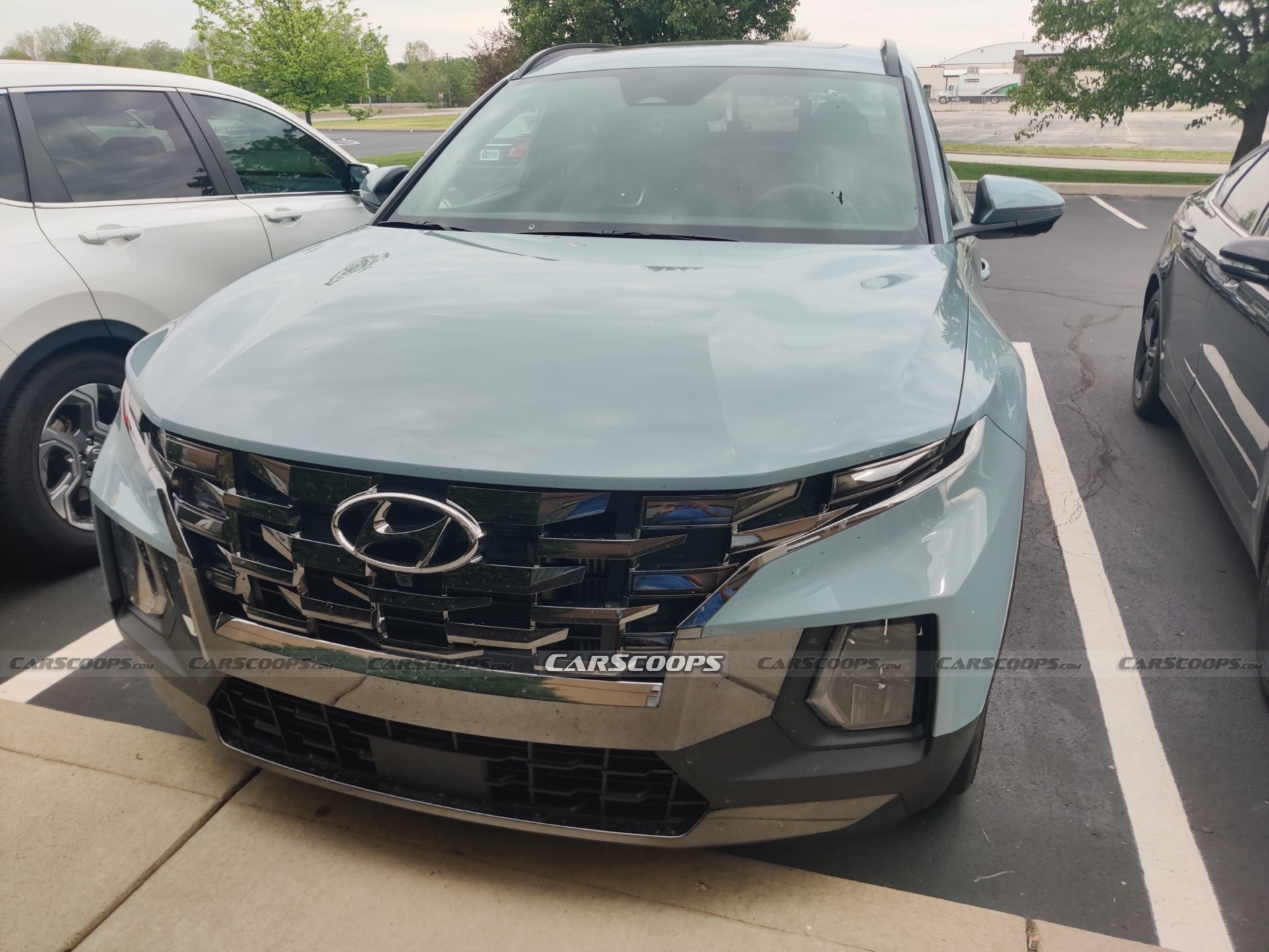 Hyundai Santa Cruz lộ diện trước ngày chính thức được bán ảnh 4 Hyundai Santa Cruz lo dien truoc ngay chinh thuc duoc ban anh 4