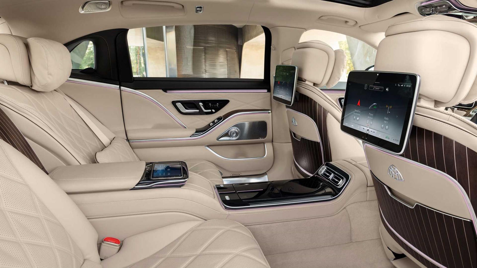 Mercedes-Maybach S650 V12 2022 ra mắt ảnh 13 Mercedes-Maybach S650 V12 2022 ra mat anh 13