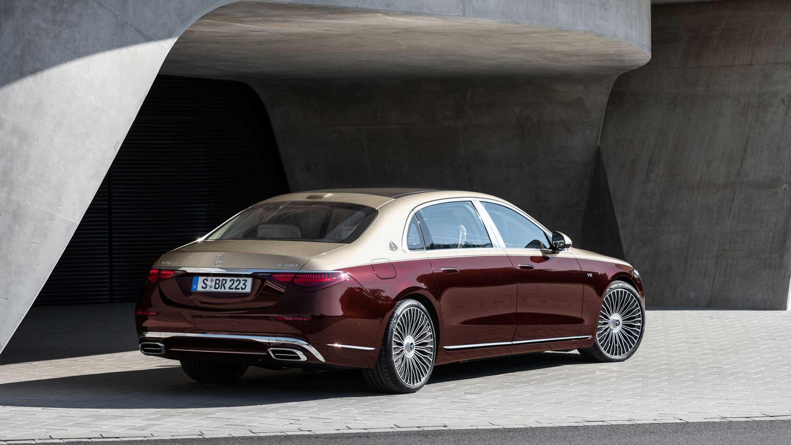 Mercedes-Maybach S650 V12 2022 ra mắt ảnh 3 Mercedes-Maybach S650 V12 2022 ra mat anh 3
