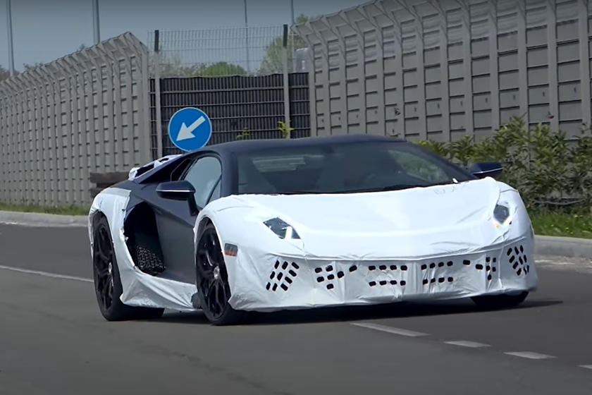 Lamborghini Aventador hybrid được thử nghiệm ảnh 1 Lamborghini Aventador hybrid duoc thu nghiem anh 1