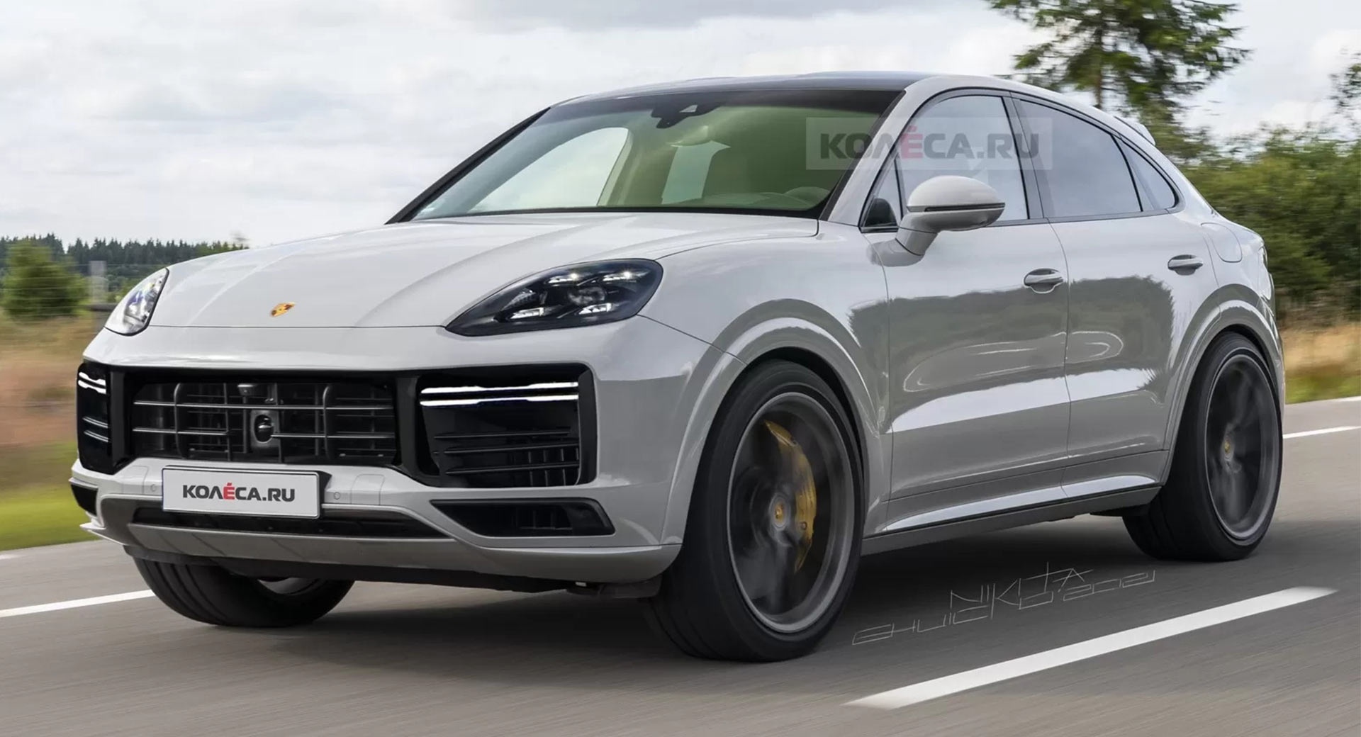 Phac thao thiet ke cua Porsche Cayenne Coupe doi 2022 hinh anh