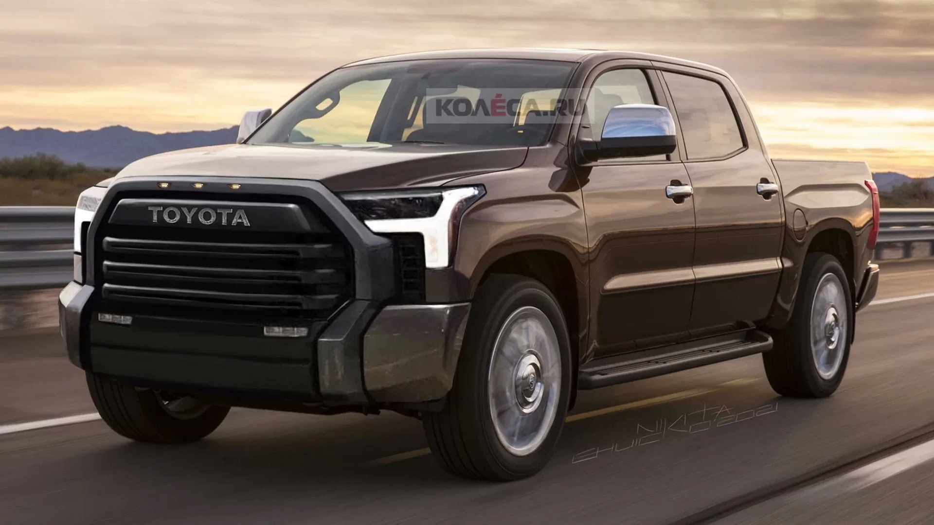 Lộ ảnh Toyota Tundra 2022 trước ngày ra mắt ảnh 2 Lo anh Toyota Tundra 2022 truoc ngay ra mat anh 2