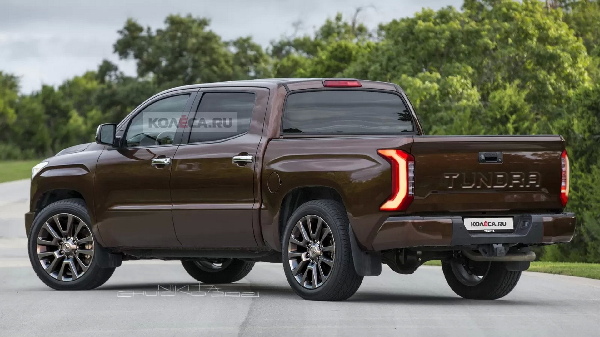 Lộ ảnh Toyota Tundra 2022 trước ngày ra mắt ảnh 3 Lo anh Toyota Tundra 2022 truoc ngay ra mat anh 3