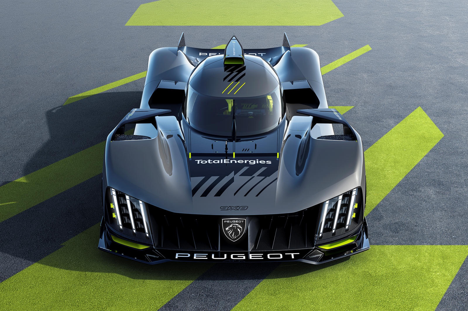 Sieu xe Peugeot 9X8 ra mat,  doi thu Aston Martin Valkyrie anh 3