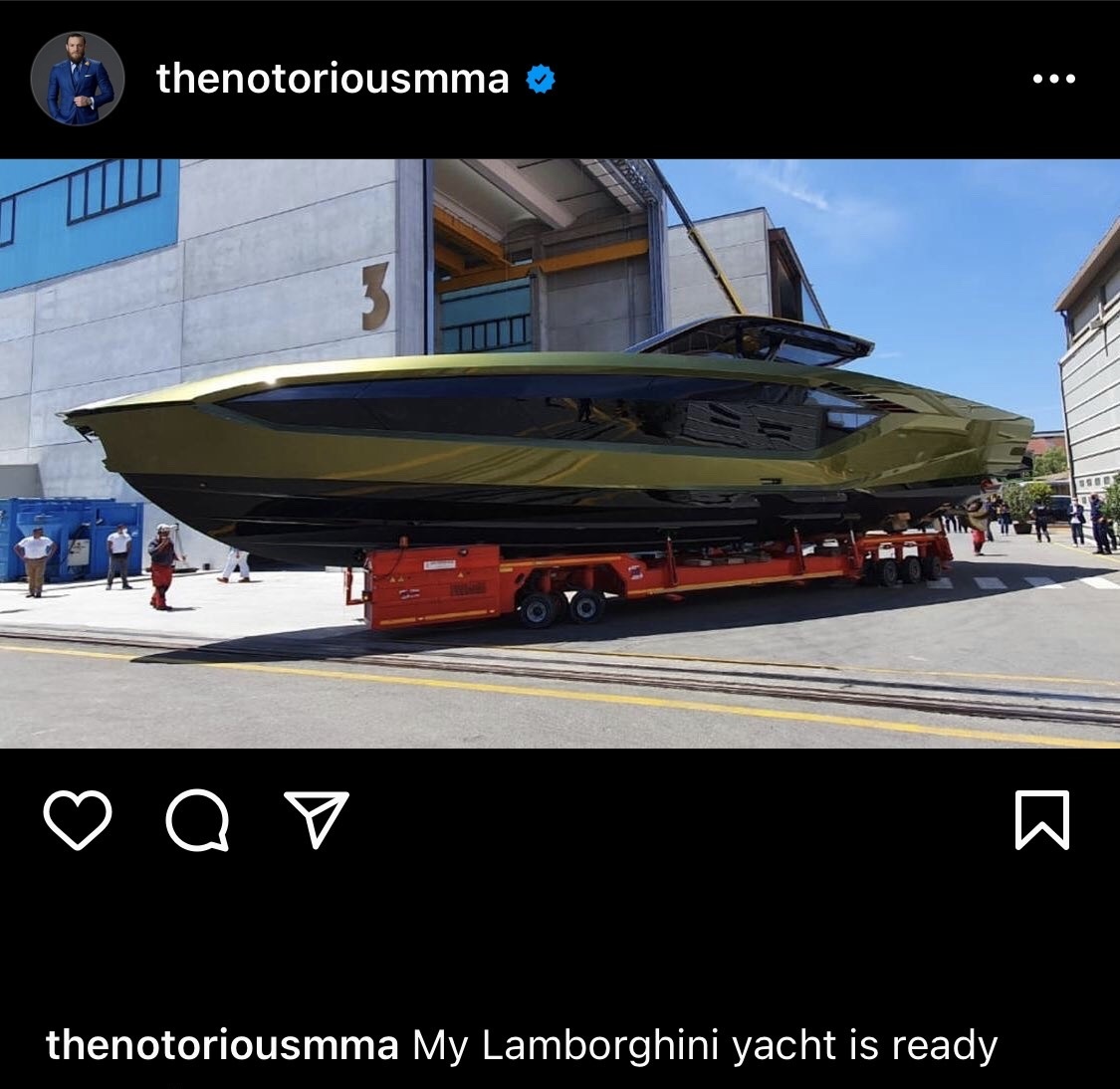Du thuyen Lamborghini Tecnomar 63 cua Conor McGregor sap ha thuy anh 1