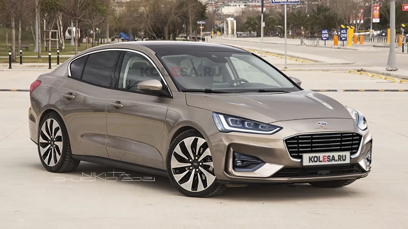 Chan dung Ford Focus sedan 2022 dua tren tin don hinh anh