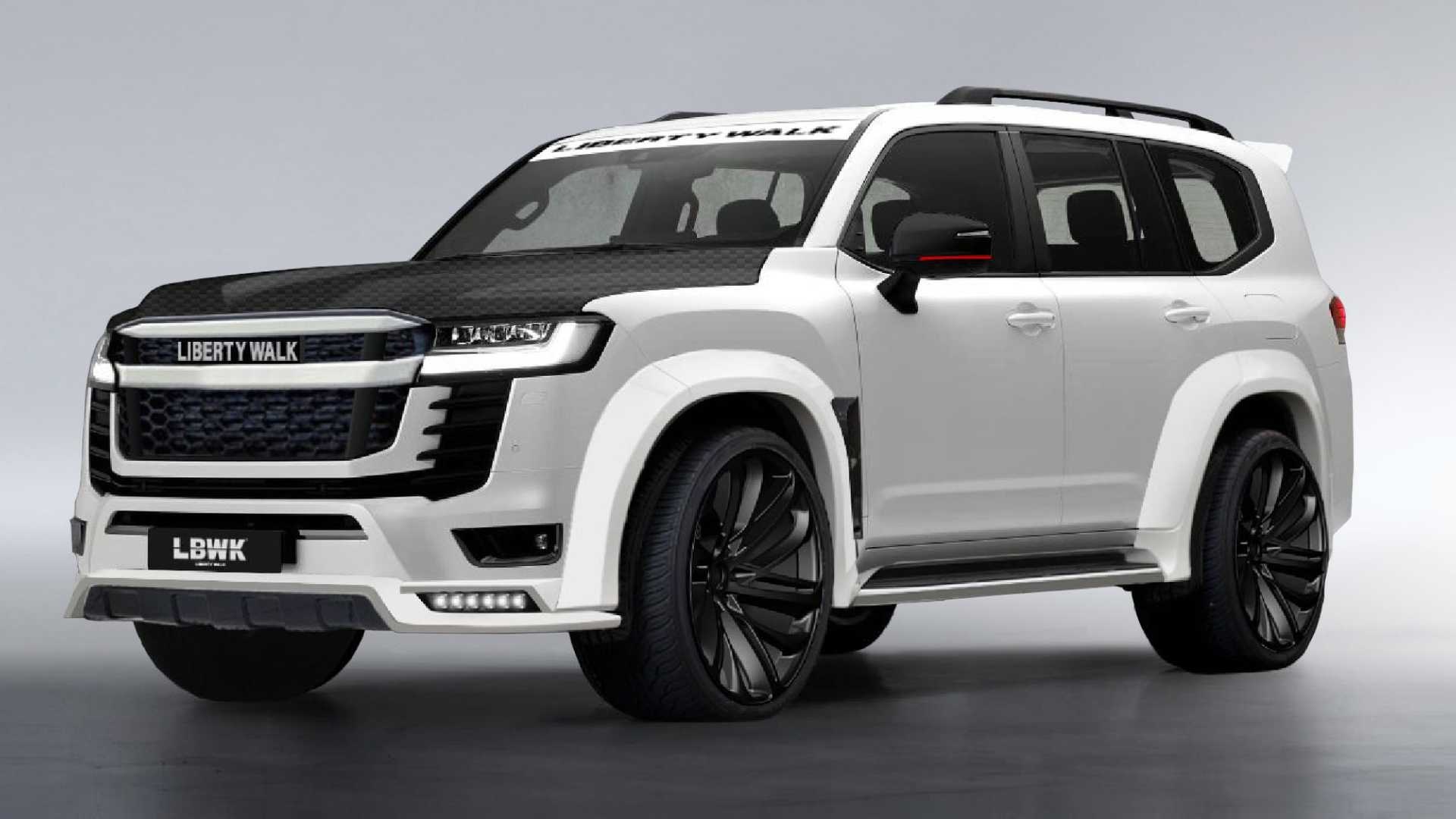 Toyota Land Cruiser 2022 ham ho voi goi do Liberty Walk hinh anh