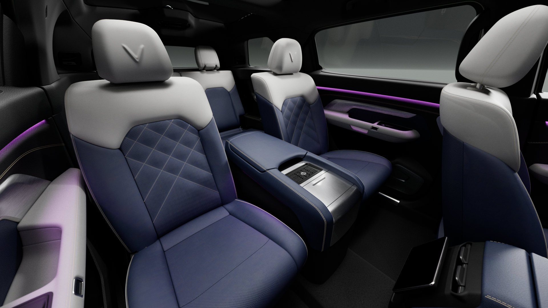 Cận cảnh 2 mẫu xe điện VinFast vừa ra mắt tại Los Angeles Auto Show 2021 ảnh 17 Can canh 2 mau xe dien VinFast vua ra mat tai Los Angeles Auto Show 2021 anh 17