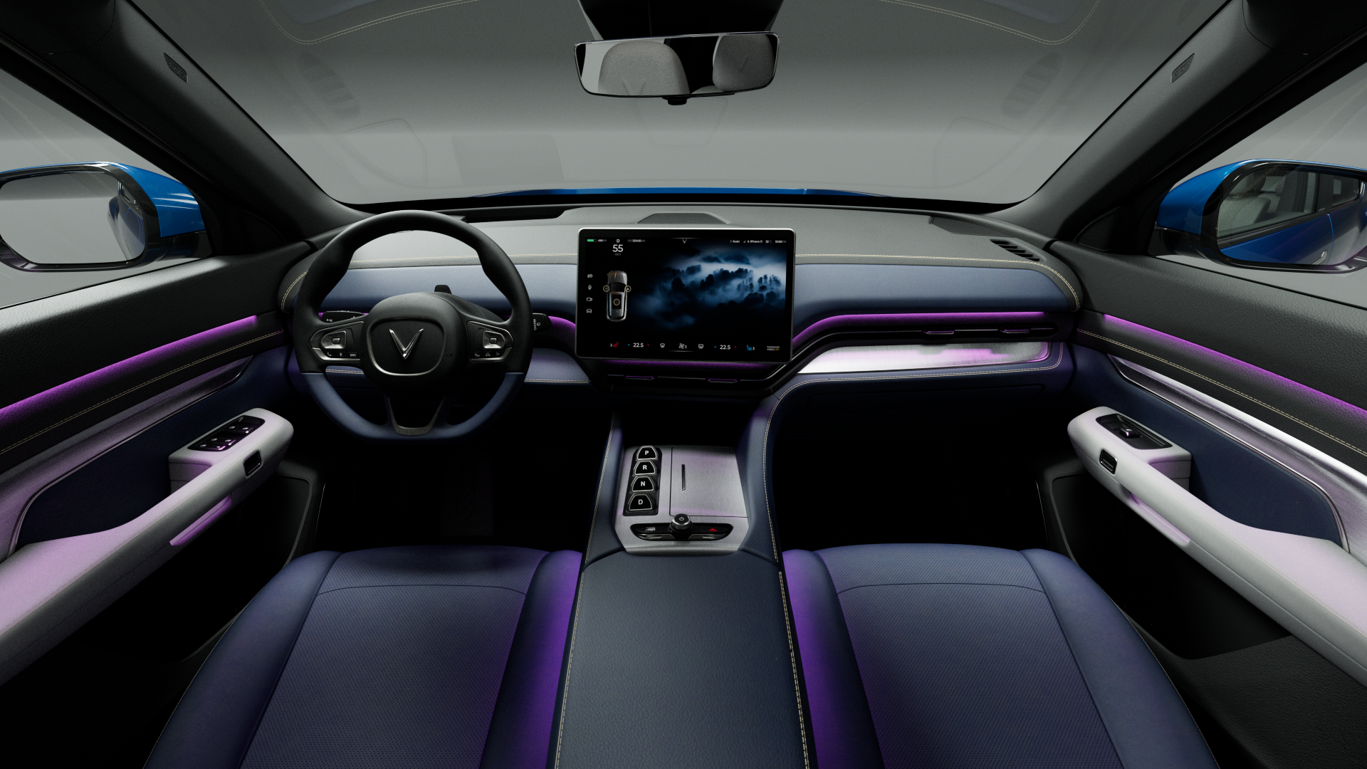 Cận cảnh 2 mẫu xe điện VinFast vừa ra mắt tại Los Angeles Auto Show 2021 ảnh 16 Can canh 2 mau xe dien VinFast vua ra mat tai Los Angeles Auto Show 2021 anh 16