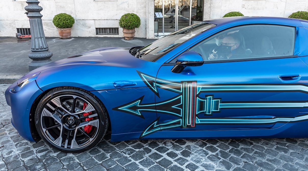 Anh thuc te mau xe dien Maserati GranTurismo Folgore anh 5