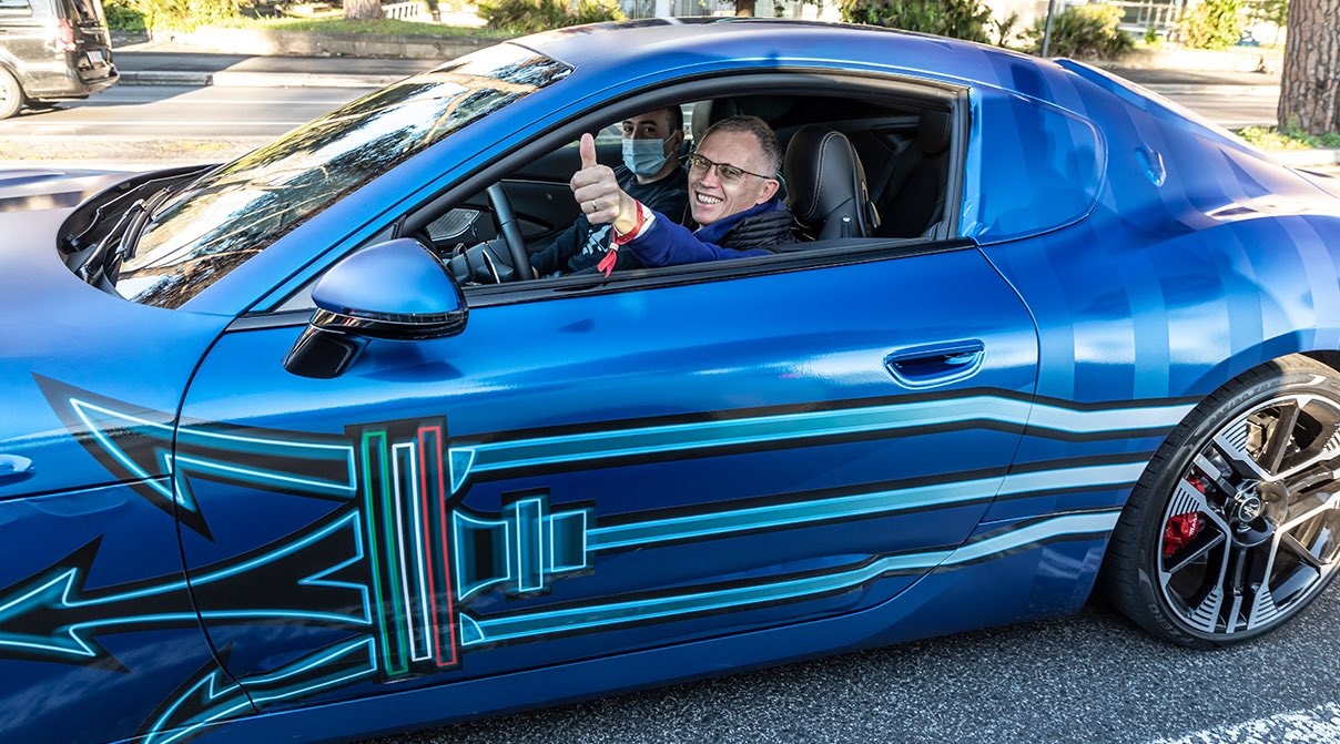 Anh thuc te mau xe dien Maserati GranTurismo Folgore anh 2