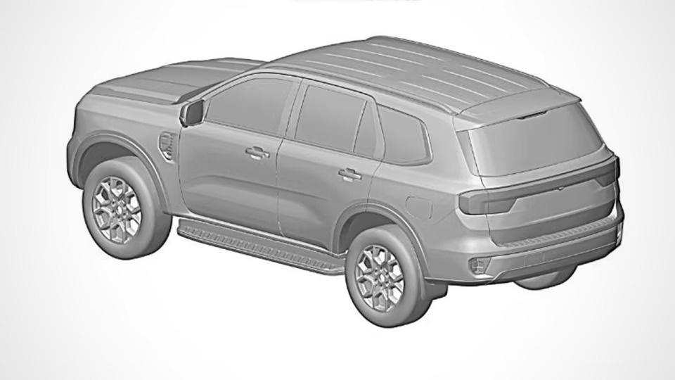 Ford Everest Wildtrak 2023 được đăng ký thiết kế ảnh 5 Ford Everest Wildtrak 2023 duoc dang ky thiet ke anh 5