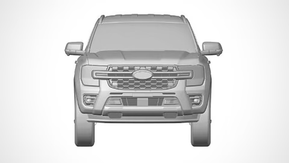 Ford Everest Wildtrak 2023 được đăng ký thiết kế ảnh 3 Ford Everest Wildtrak 2023 duoc dang ky thiet ke anh 3