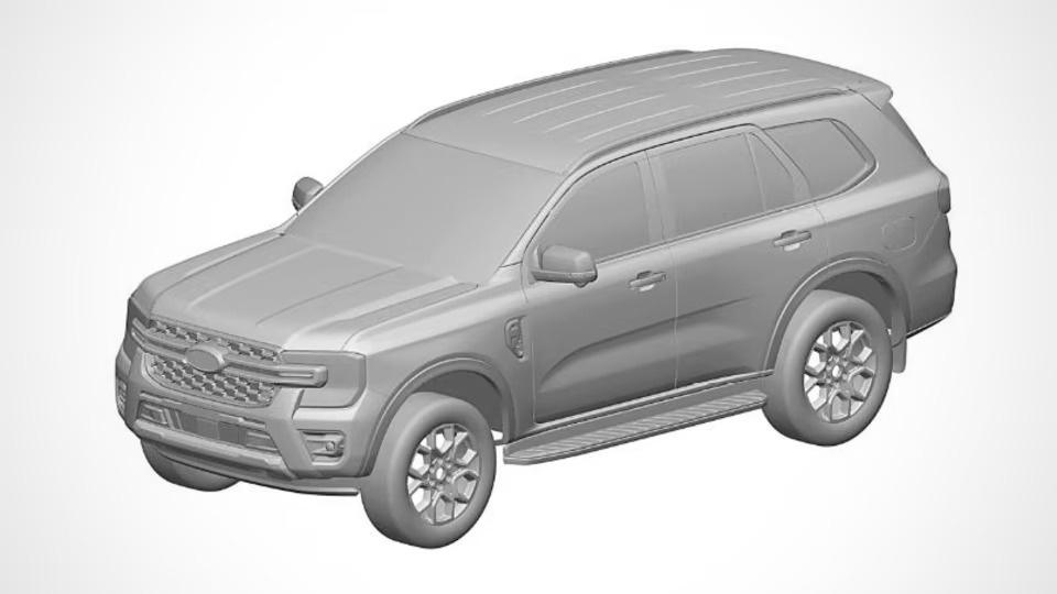 Ford Everest Wildtrak 2023 được đăng ký thiết kế ảnh 2 Ford Everest Wildtrak 2023 duoc dang ky thiet ke anh 2