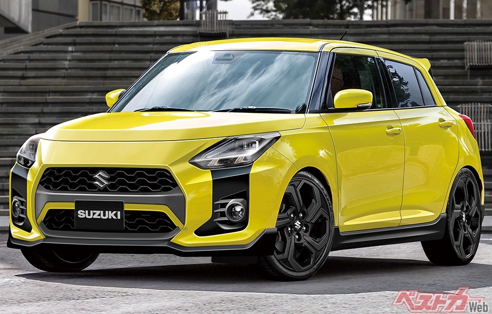 Phác thảo Suzuki Swift 2023 ảnh 6 Phac thao Suzuki Swift 2023 anh 6