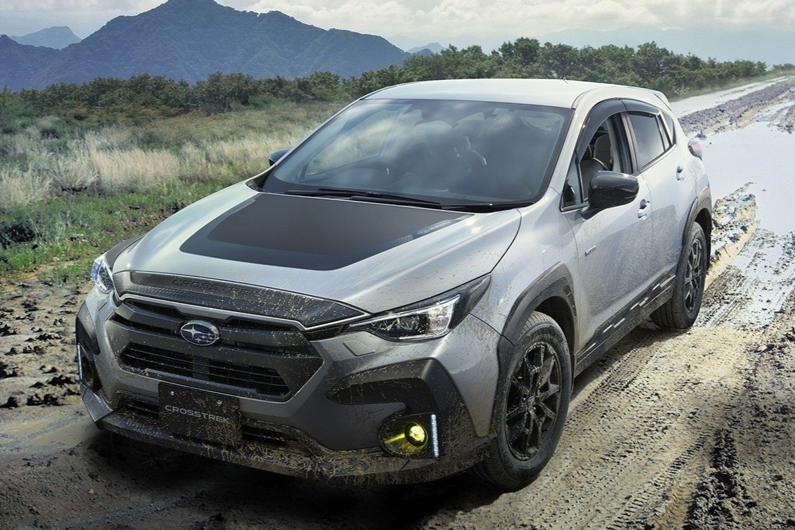 Subaru Crosstrek 2023 ra mat tai Nhat Ban - trang bi dong co hybrid hinh anh