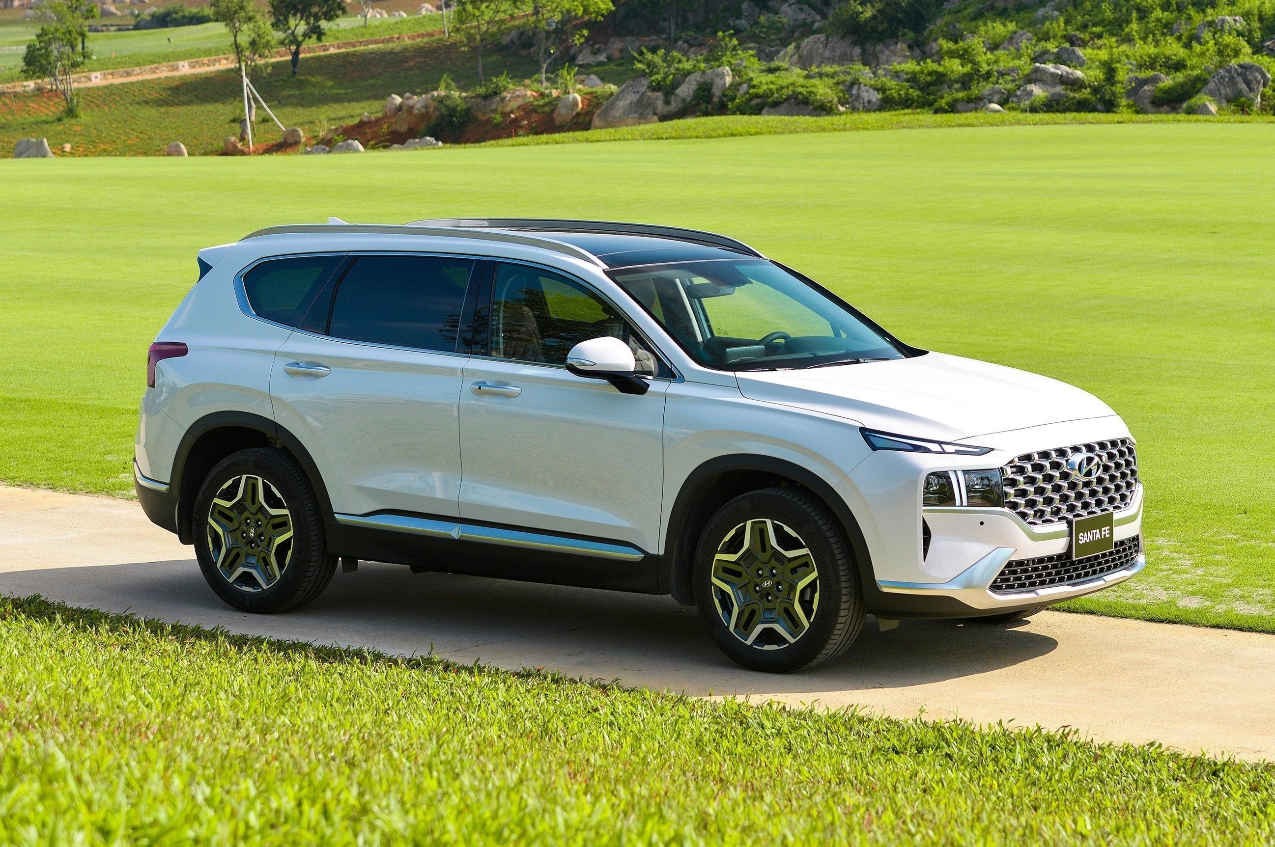 Hyundai Santa Fe giam gia 160 trieu dong hinh anh